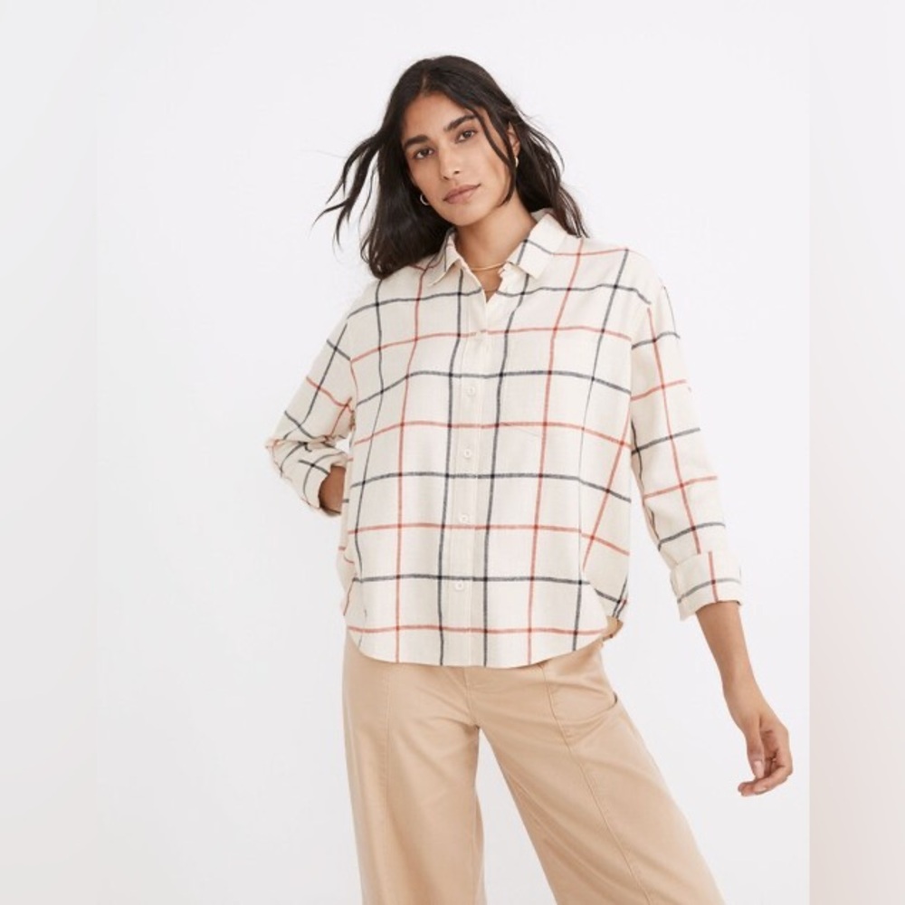 Madewell Flannel Kempton Button-Up Shirt